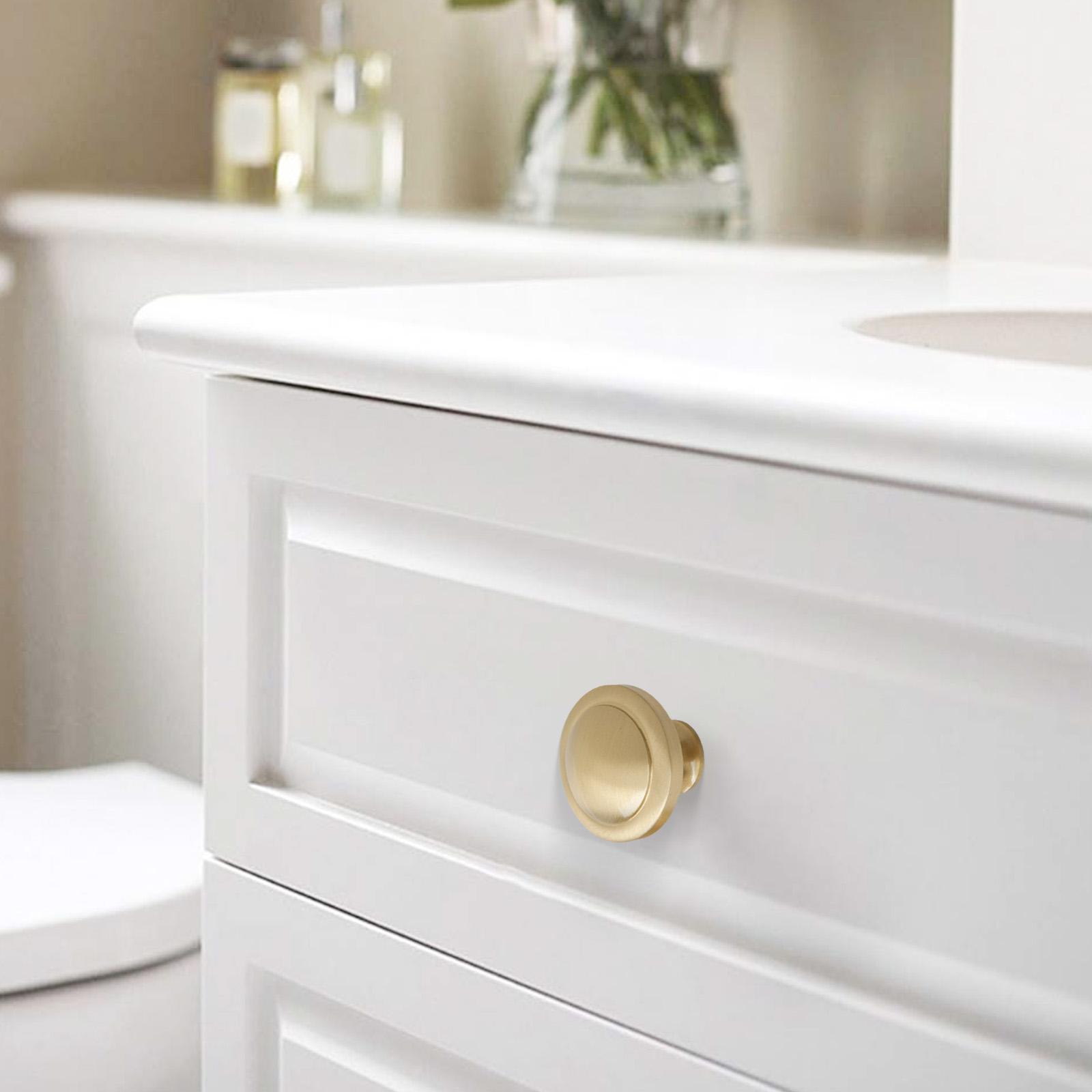 

For Cabinets Elegant Gold Handle Classical Gold Drawer Pull Furniture Upgrade Easy Installation High-quality Brass China Mainland