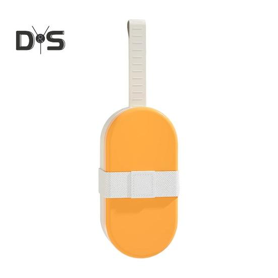 250ml Dog Water Bottle 2 in 1 Water Dispenser Food Container Portable Outdoor Dog Bowl with Silicone Lanyard for Hiking Travel