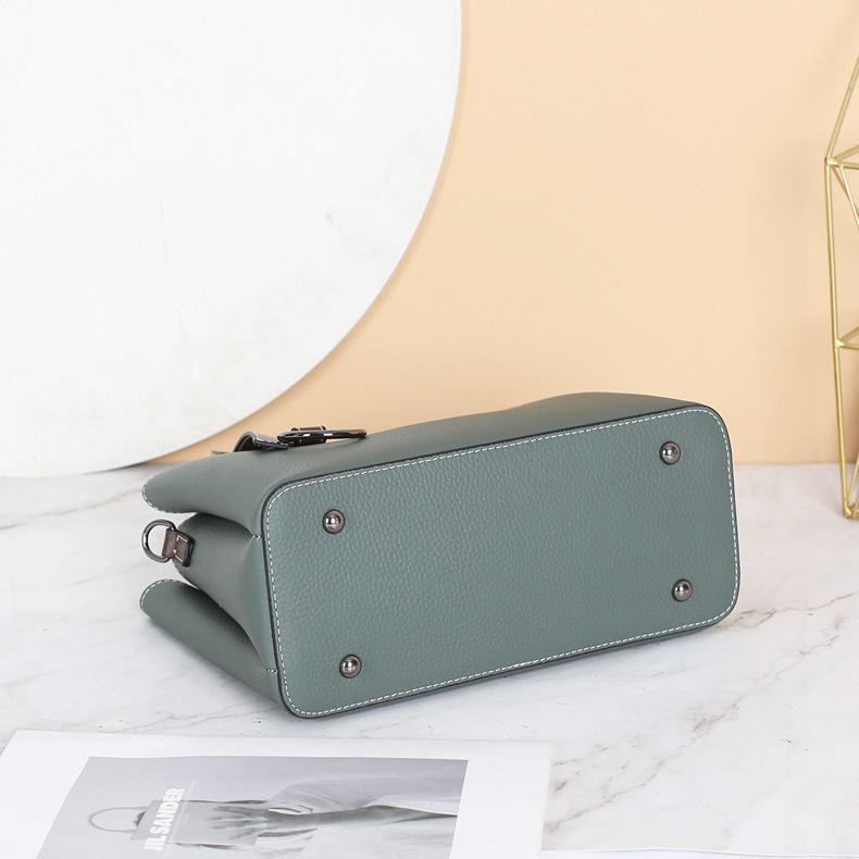 Genuine Leather Women's Versatile Crossbody Shoulder Bag, Top Grain Cowhide Handbag 2023
