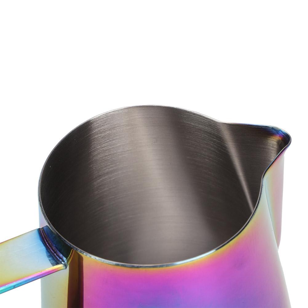 350ml Stainless Steel Titanize Milk Frothing Cup Jug Coffee Pitcher for Art