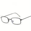 Y2K Retro Small Square Frame Glasses for Women  Lightweight Vintage Style Fashion Accessory for Casual & Formal Outfits