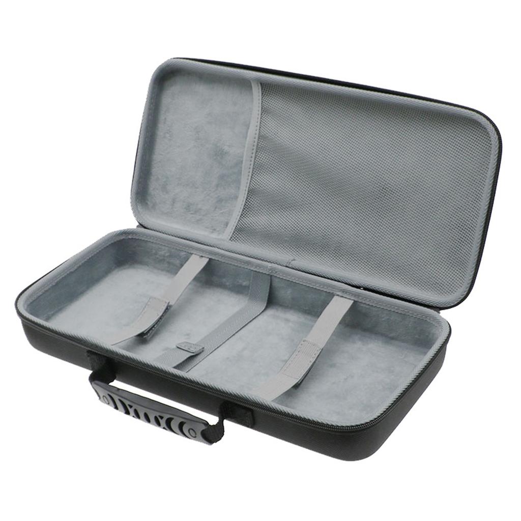 Hard Case Pouch for Most Wireless Mechanical Keyboard Protective Storage Box Bag with Hand Strap Waterproof Shockproof