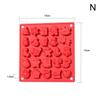 Chocolate Mold Christmas Crutch Silicone Festive Bakeware Diy Candy Fudge Ice Jelly Cake Decor Bakeware Mold