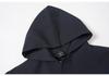ARES Men's Hooded Jacket: Minimalist Deconstructed Metal Buckle, Autumn Loose Fit, Functional Style