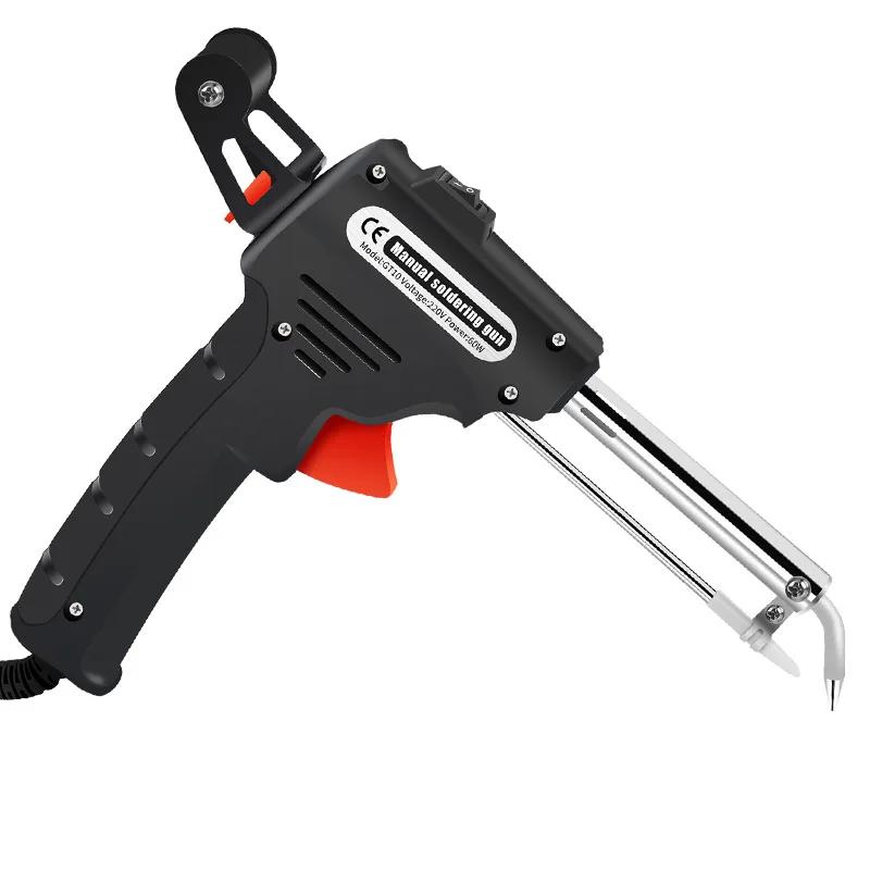 External Heat Constant Temperature Tin Delivery Gun Holding Automatic Soldering Gun Electric Soldering Iron Soldering Tool Set