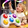 Rhythmuslicht-Verfolgungsspiel Dual-Modus Sensorisches Spielzeug Wiederaufladbare Leuchtende Spielkonsole Kleinkind Früherziehungsspielzeug Spaß Stressabbau