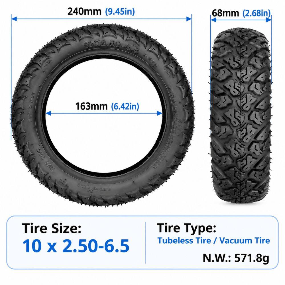 Tubeless Electric Scooter Tubeless Tire Rubber Scooter Off Road Tire Tire Replacement Use