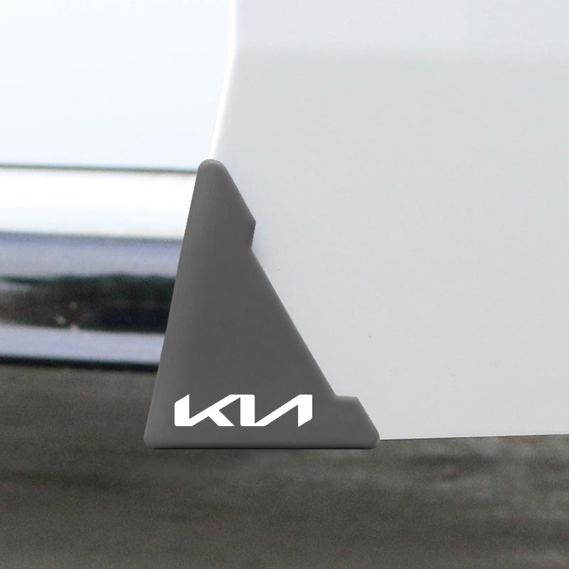 2 szt. Naklejki ochronne narożnika drzwi samochodu zapobiegające kolizjom Naklejki samochodowe do Kia Sportage Rio Picanto Ceed Soul cerato sorento