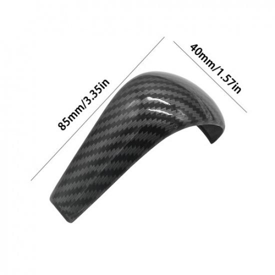 Carbon Fiber ABS Gear Shift Knob Head Cover Trim For Mazda 3 Axela CX-50 CX-30