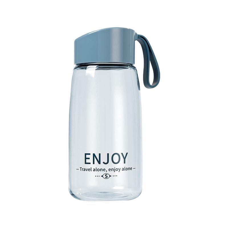 Cute Leakproof Portable Water Cup for Kids - Transparent Plastic