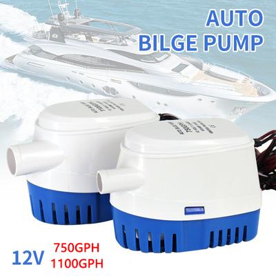 Yeni Otomatik Tekne Bilge Pompası 1100GPH 12V Su Egzoz Pompası Otomatik Dalgıç Elektrikli Su Pompaları Deniz Uçağı Motoru Ev Teknesi Tekne
