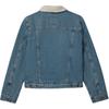 Levis Casual Comfortable Simple Lapel Single-Breasted Long Sleeve Denim Jacket Women Jackets 36136-0118