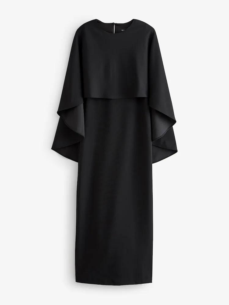 

2026 New Women s High-End Fashion: Casual Solid Color Long Skirt with Slit Medium чёрный