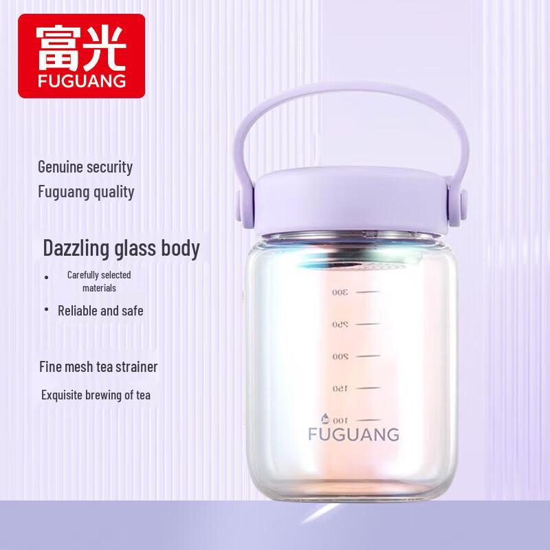 FUGUANG G2333-DH-410 Single-Layer Glass Office Mug