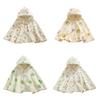 Cotton Children Sunscreen Cloak Ultra-Thin Design Uv Protection Infant Muslin Bath Cape Quick-Dry Cartoon Bath Towel Park