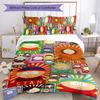 South Park 3pcs Bedding Set Duvet Cover Closure Includes 1 Duvet Cover & 2 Pillowcases for All Seasons Bedroom Home Dorm Decor