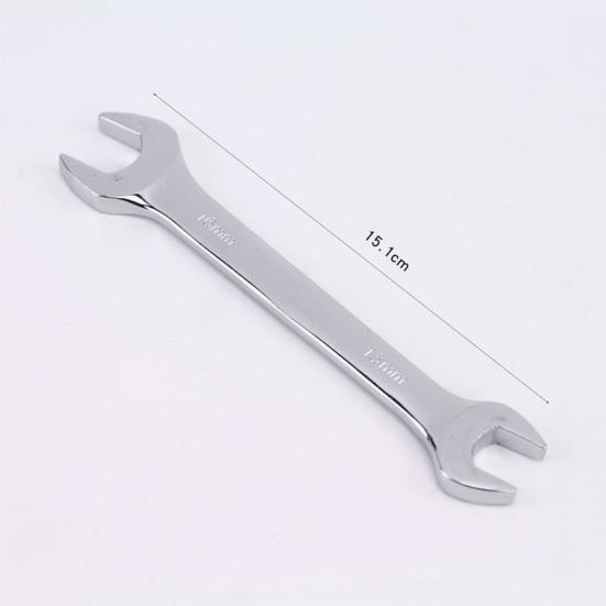 5.5-24mm Anti-Rust Open End Wrench High Hardness Repair Tool Multiple Sizes Double Open End Wrench for Auto Repair