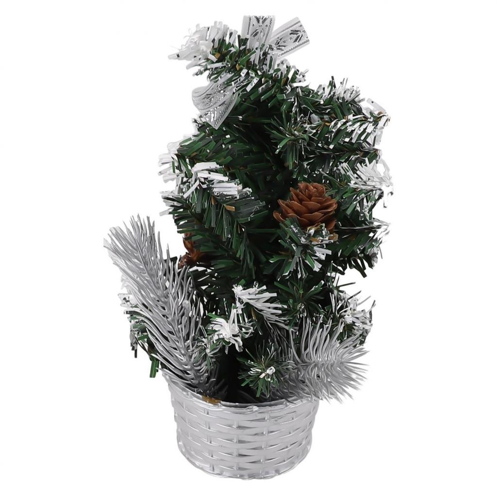 Vibrant Artificial Mini Christmas Tree Miniature Festive Table Decoration