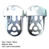 1 Pair Bike Foot Peg Strong Loading Folding Steel Anti-rust Bike Foot Footrest Pedal for MTB