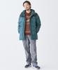 Mountain Classic Down Color Block Japan Fit S Dark Multicolor 1000204593 [LLVEN] Men's Parka, Pine/Black