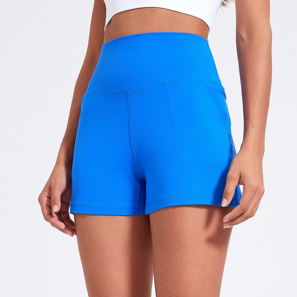 Women's High Waist Bare Feel Yoga & Running Shorts