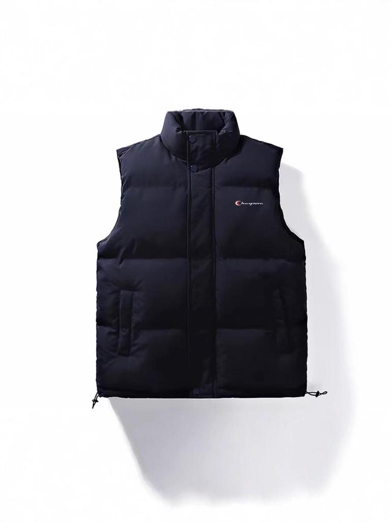 Vestă Caldă Unisex Fără Mâneci cu Guler Înalt Rezistent la Vânt - Vesta Bumbac Trendy pentru Purtare Casual Toamnă/Iarnă