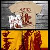 Native American T-shirt American Indian Indigenous Warrior Pride Headdress