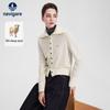Women's Full Wool Knitted Cardigan