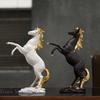 Simulation Animal Golden Horse Animal Craft Sculpture Desktop Decoration Crafts Statue Animal Figures Home Decoration Figurine