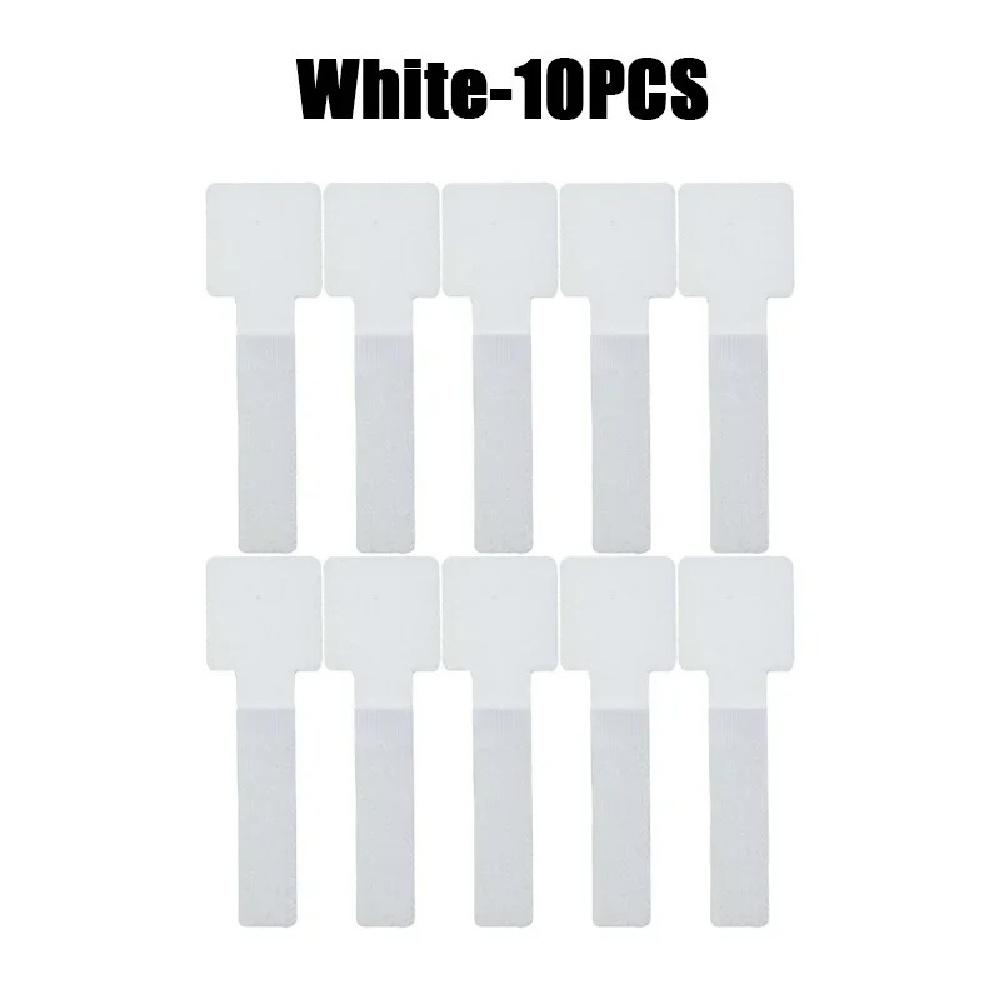 10PCS Ties Fastening Wire Reusable Cable Organizer Cord Rope Holder Self Adhesive Adjustable Organizer Strap Desk Management