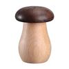 Bee Toothpick Holder: Creative Solid Wood Decorative Desktop Ornament with Cute Mushroom Design
