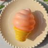 Jellyfish Squeeze Toy Transparent Lemon Toy Stress Relief Ice Cream Anxiety Soft Clear Cube Sensory for Kids Adults