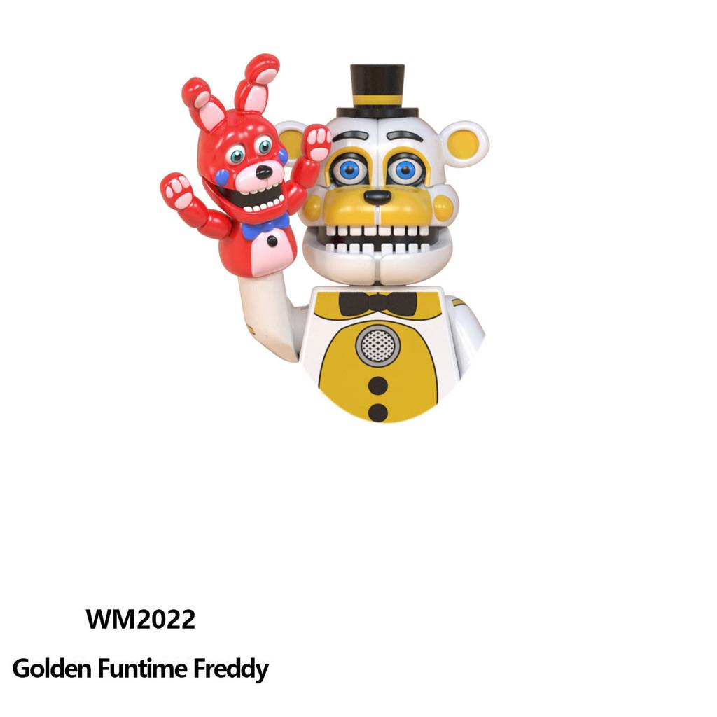 WM6074 WM6097 Anime Mini Bausteine Figur Foxy Bär Junge Baby Actionfiguren Montage Spielzeug Weihnachtsgeschenk WM831 WM2017