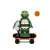12 szt. Seria Wojownicze Żółwie Ninja Raphael Leonardo Michaelangelo Donatello Minifigurka Mini Zmontowany Klocek do Budowania Zabawka Prezent dla Dzieci