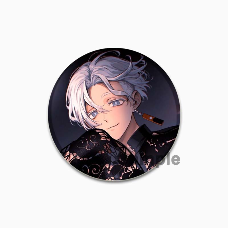 

32/44/58 мм Tokyo Revengers Брошь на рюкзаке Круглые броши ручной работы Милые значки Hua Cheng Аниме-иконки Значки для одежды 44mm