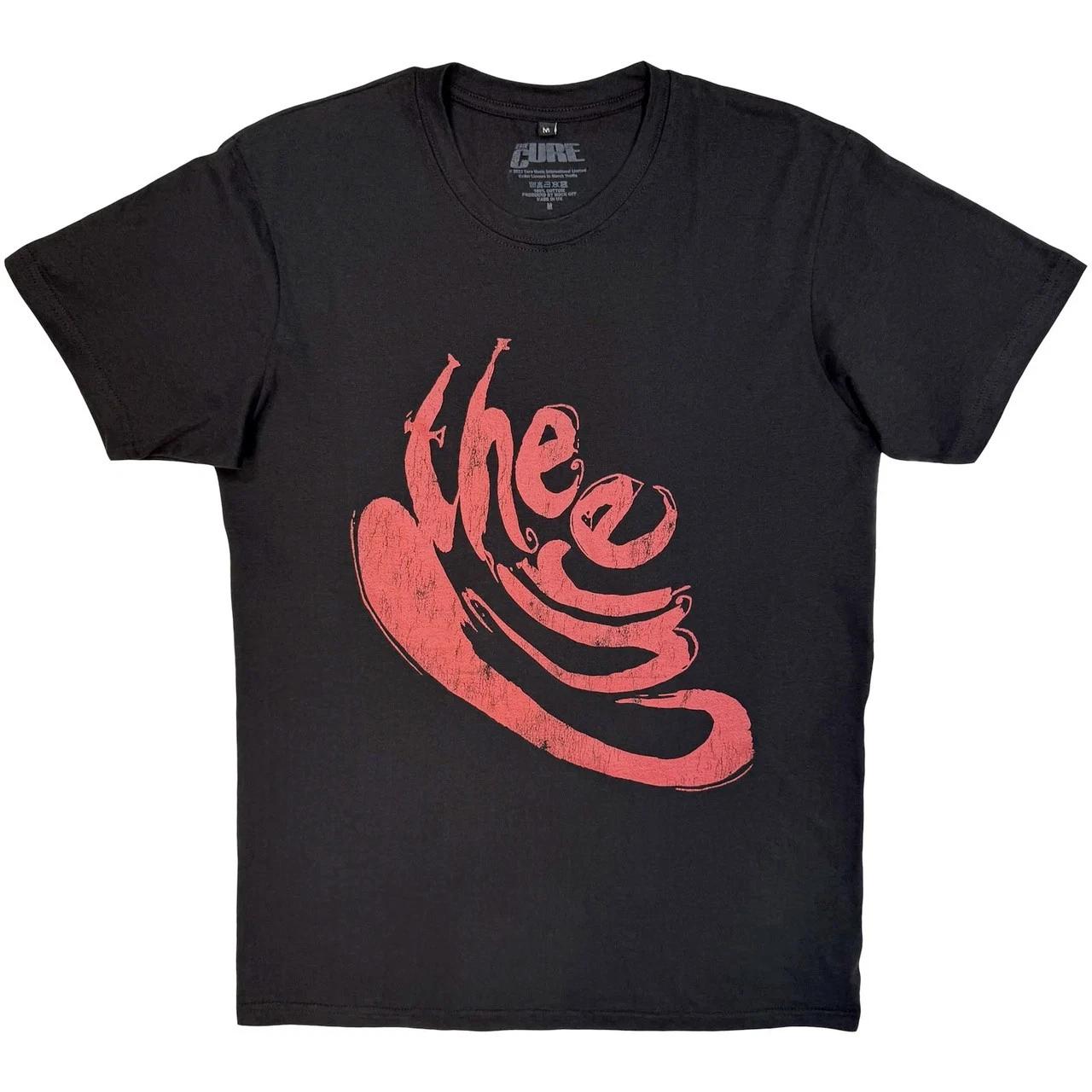 The Cure - Swirl Logo - Black Carbon t-shirt M
