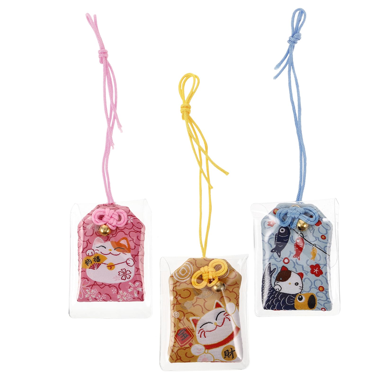 

Toyvian Charm Keychains, 3 Pieces, Delicate Design, Health, Love, Amulet Pendants for Bags and Keys, Perfect Gift, Approx. 2.7x2 Inches