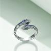 Alloy Open Rings Stacking Rings Vintage Punk Snake Ring Jewelry Accessorie