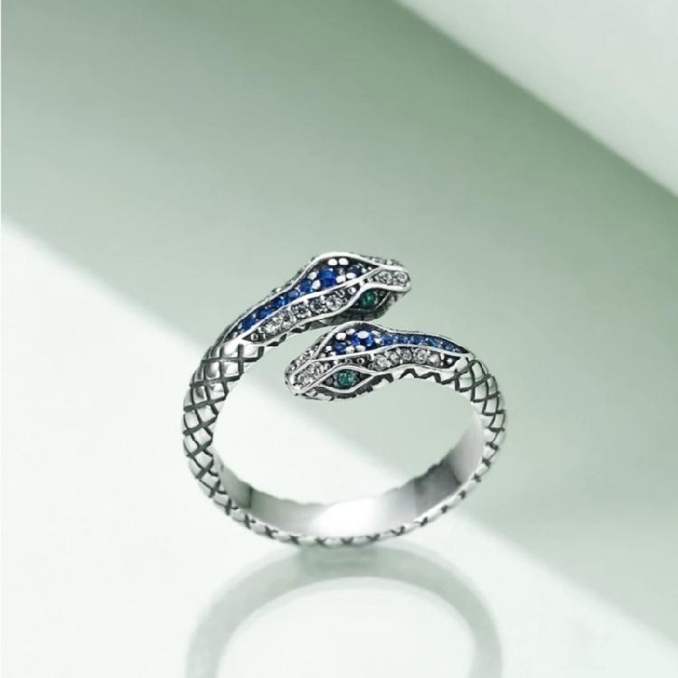 Alloy Open Rings Stacking Rings Vintage Punk Snake Ring Jewelry Accessorie