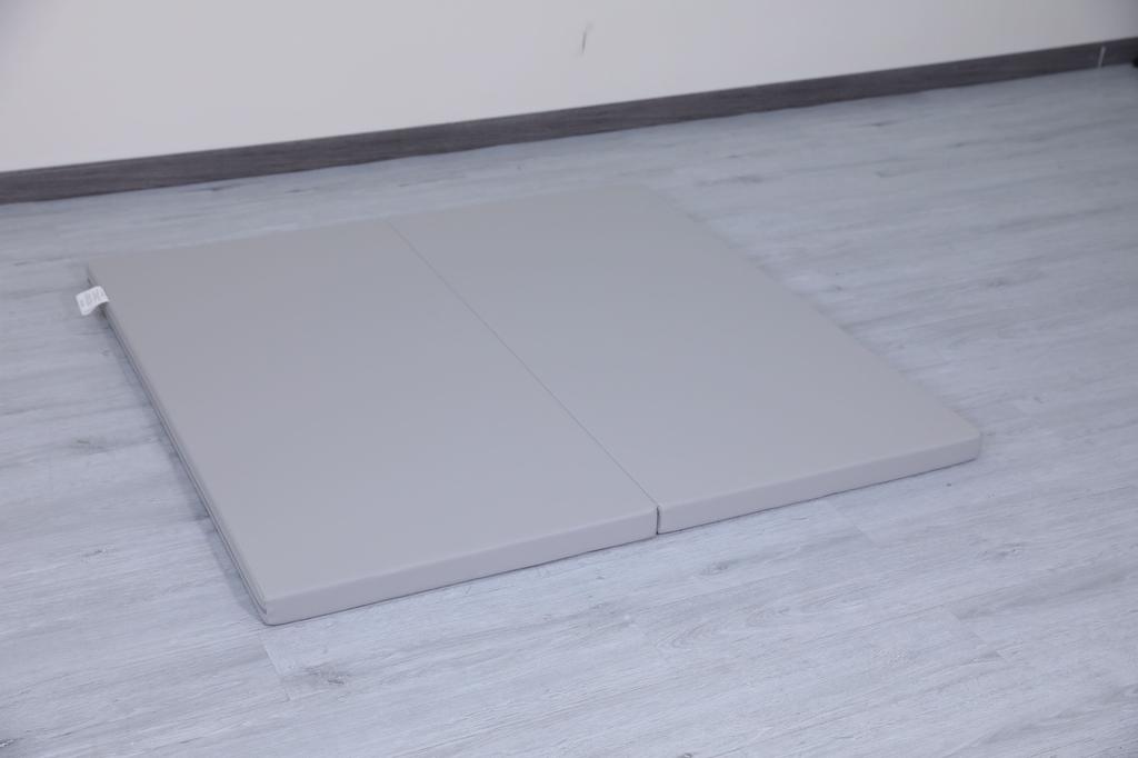 Gymnastic Mattress Satellite 120X120X5 Cm Two-Part - Grey