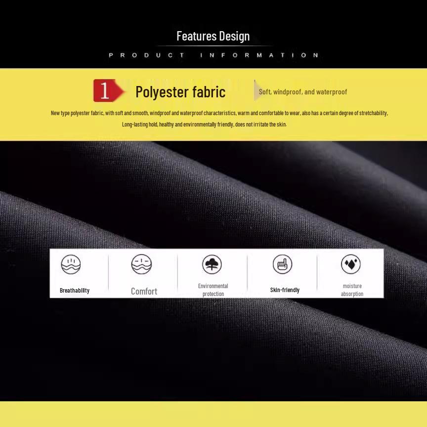 Men's Windproof Fleece-Lined Hooded Casual Set: Thick Autumn/Winter Loose Fit Warm Sports Pants