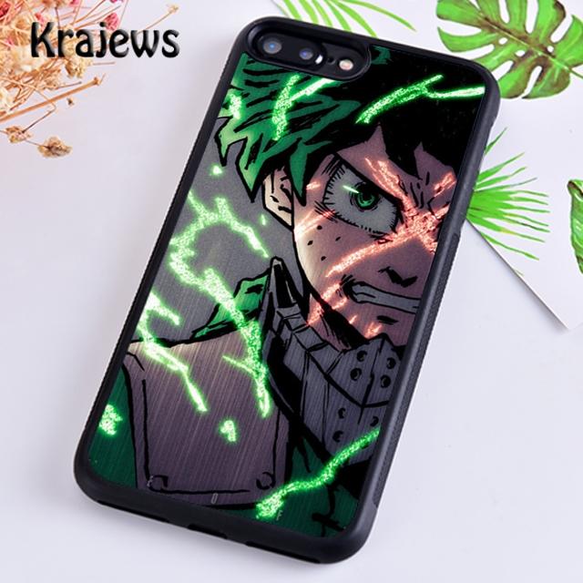 Krajews Boku No Hero Academia Midoriya Izuku Phone Case Cover For iPhone 14 5 6s 7 8 Plus XR XS 11 12 13 Pro Max Galaxy S21 S22