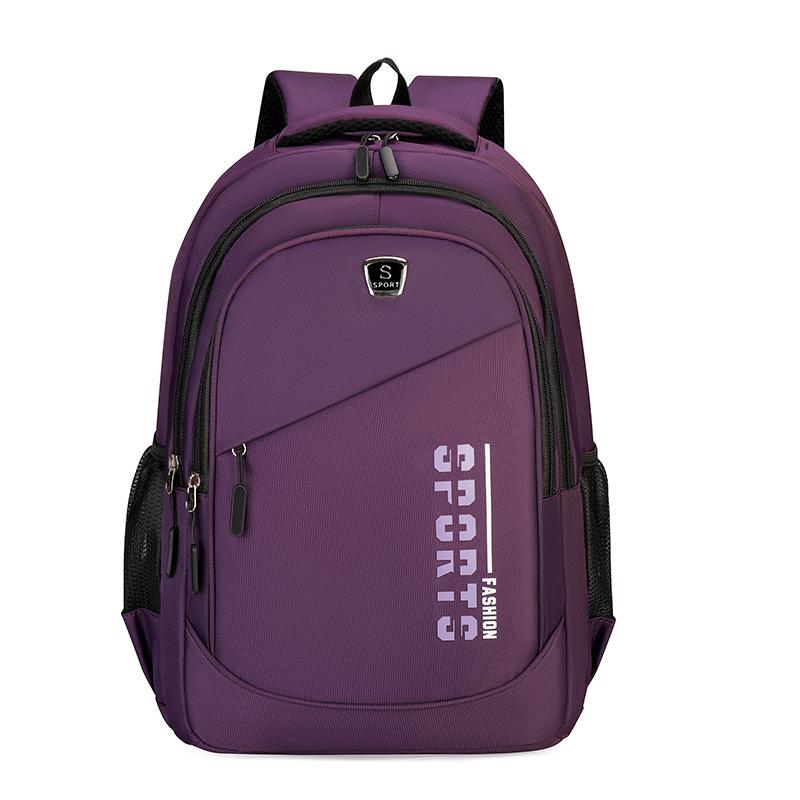

Fashion Sport Backpack with Multiple Pockets and Laptop Compartment Durable School and Travel Bag for Men and Women фиолетовый