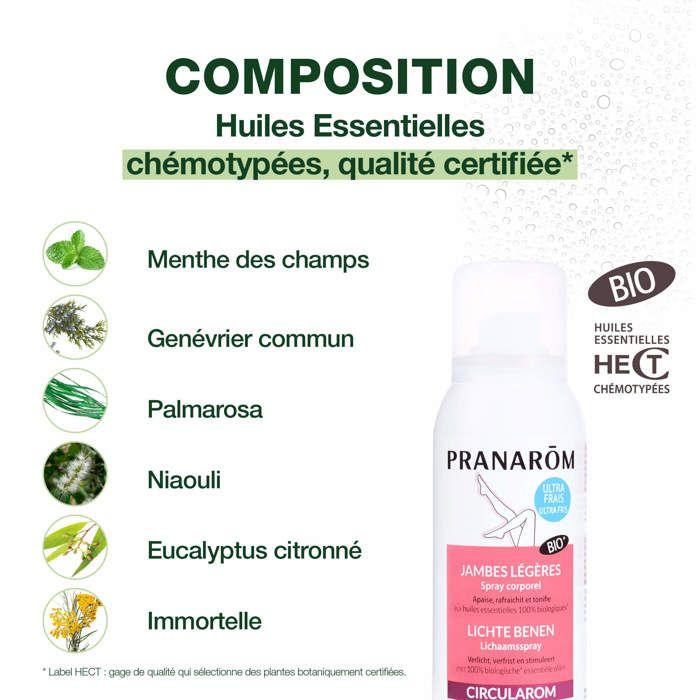 Pranarom Circularom Spray Circulation Jambes Lourdes 75ml