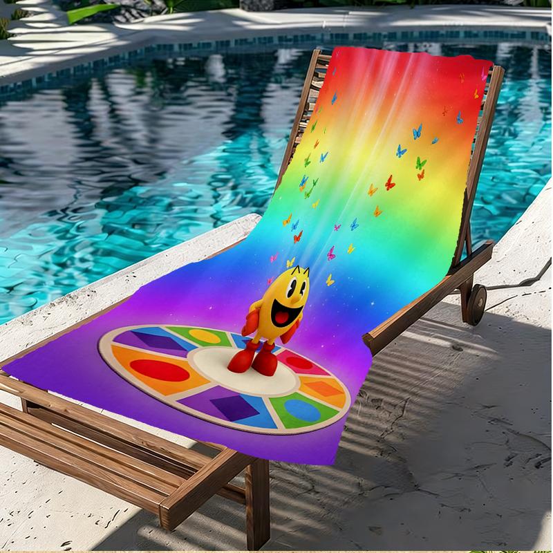 PAC Print Beach Towel, Versatile Lightweight Absorbent Beach Towel for Pool Surf Yoga Bathroom, Perfect Birthday Holiday Gift