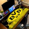 Poduszka z nadrukiem Borussia Dortmund Antypoślizgowa Mata pod mysz do laptopa/tabletu XXL Mata do gry na mini PC Z blokowaną krawędzią