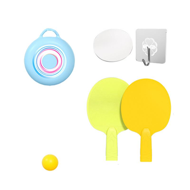 

Подвесной настольный домашний тренажер для тенниса Детское упражнение для зрения Занятия для родителей и детей 1 Ball синий