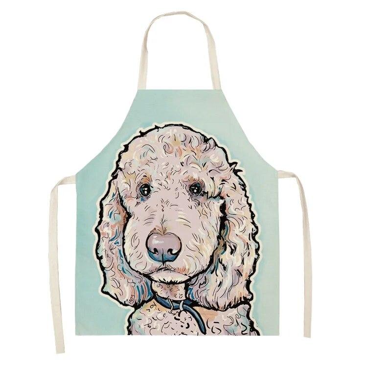 Household Kitchen Apron Nordic Polyester Animal Series Apron Polyester Overalls Adult Apron Polyester Material Apron