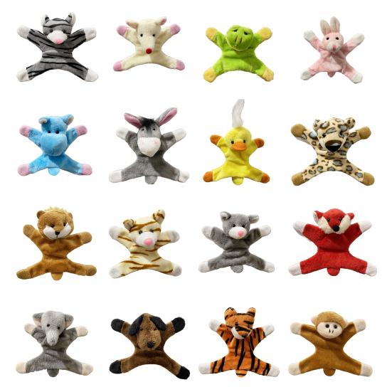 3Pcs Plush Animal Refrigerator Magnet Home Office Kitchen Locker Refrigerator Stuffed Cartoon