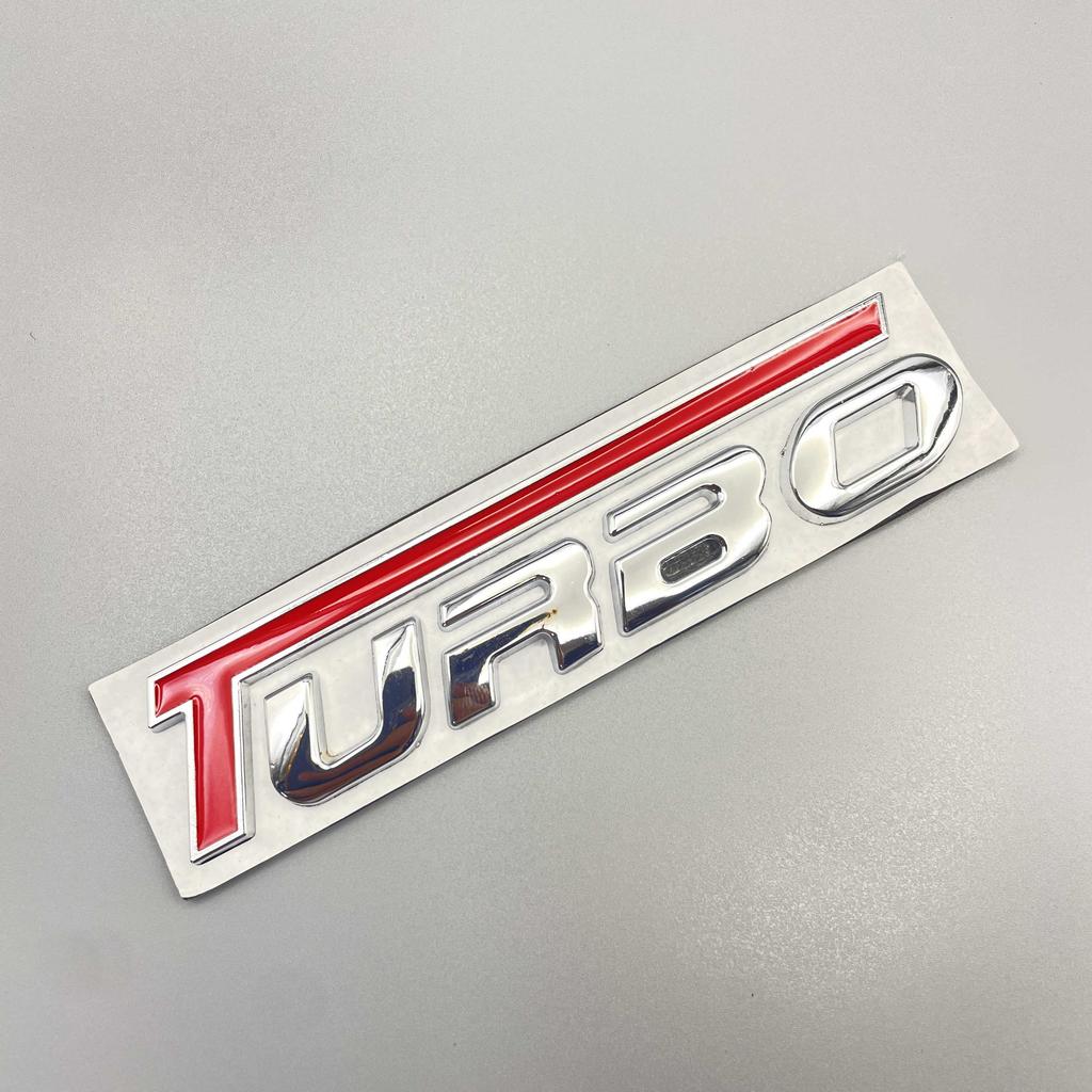 Auto Styling Neues Design Bunt Turbo 3D Metall Zinklegierung Universal Kotflügel Emblem Heckklappe Abzeichen Aufkleber